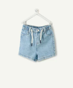 Short en jean bébé garçon bleu
