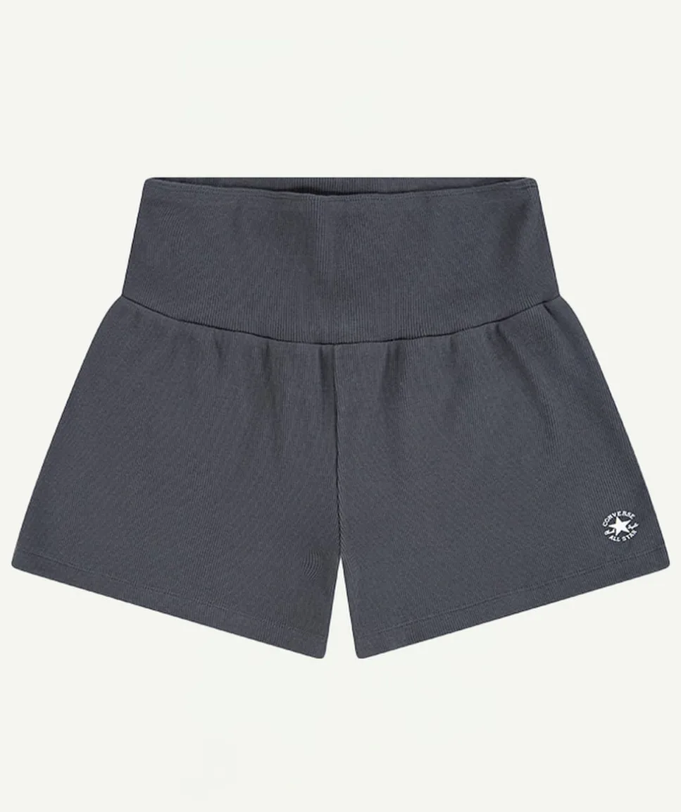 Short fille élastiqué noir