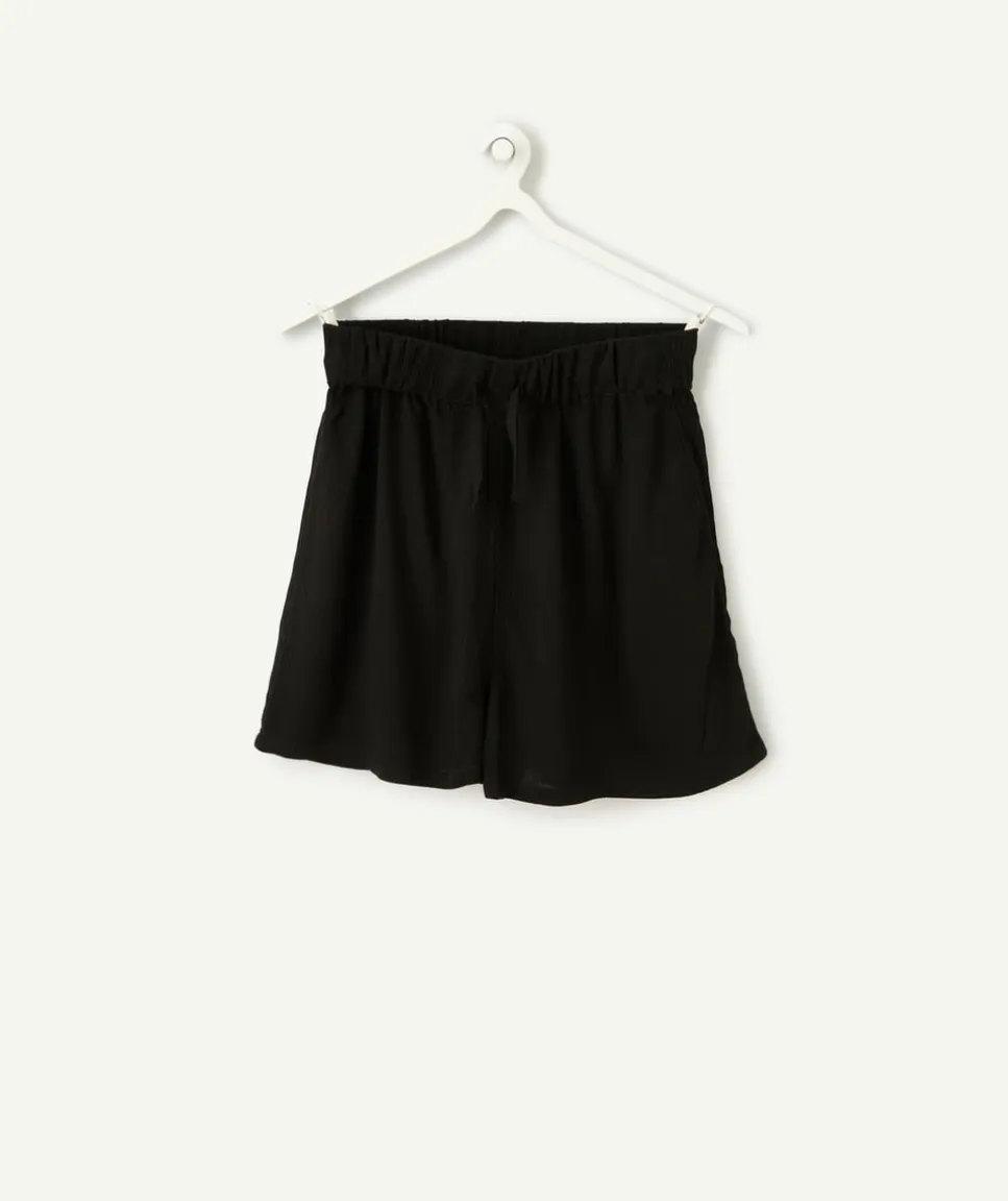 Short fille relax noir