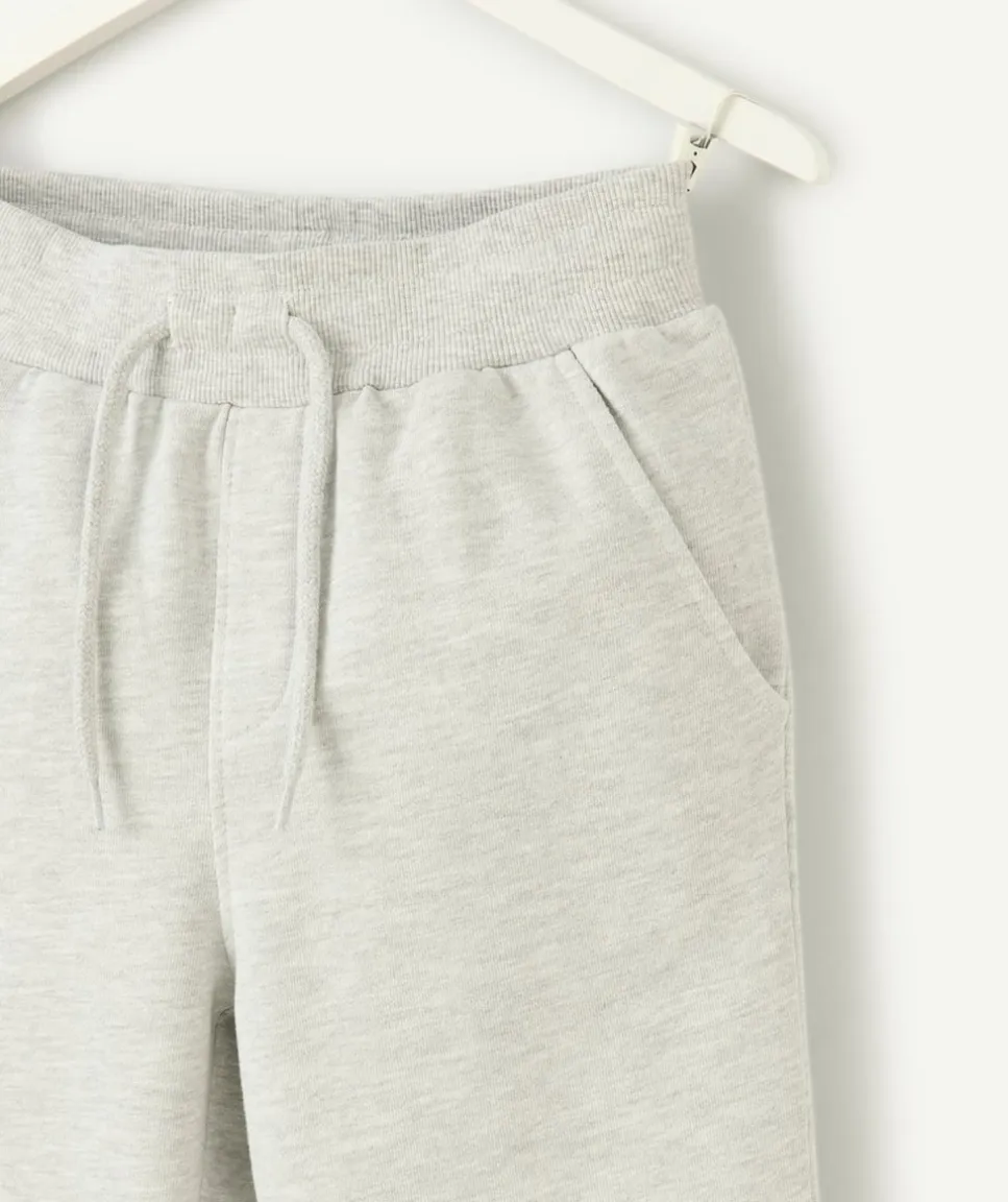 Short garçon gris chiné décontracté