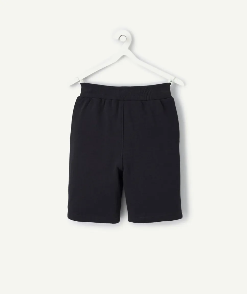Short garçon noir décontracté
