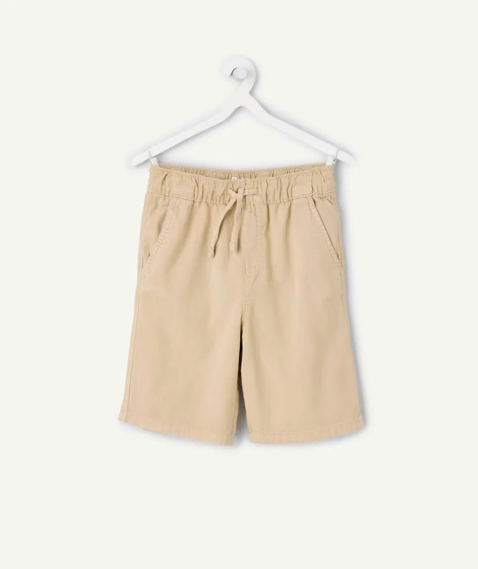 Short garçon relax beige
