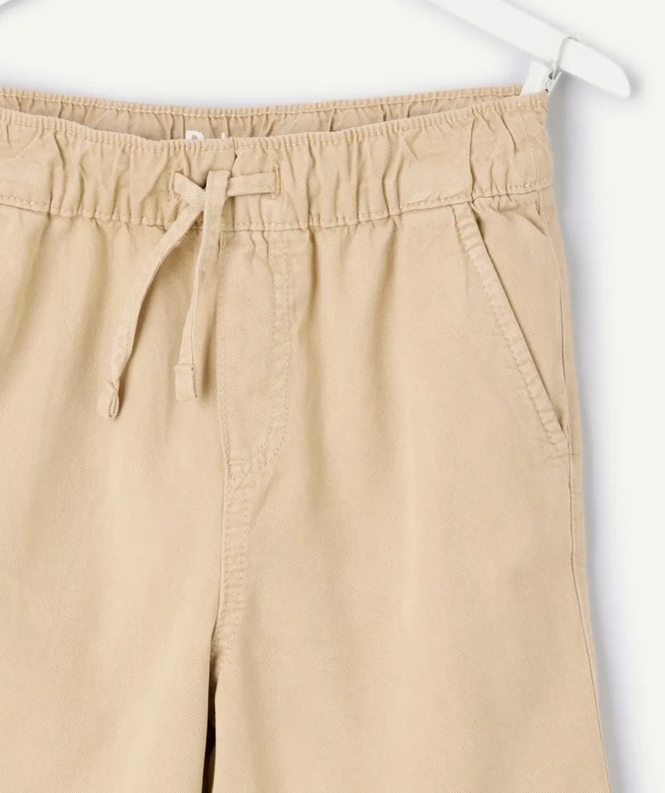 Short garçon relax beige