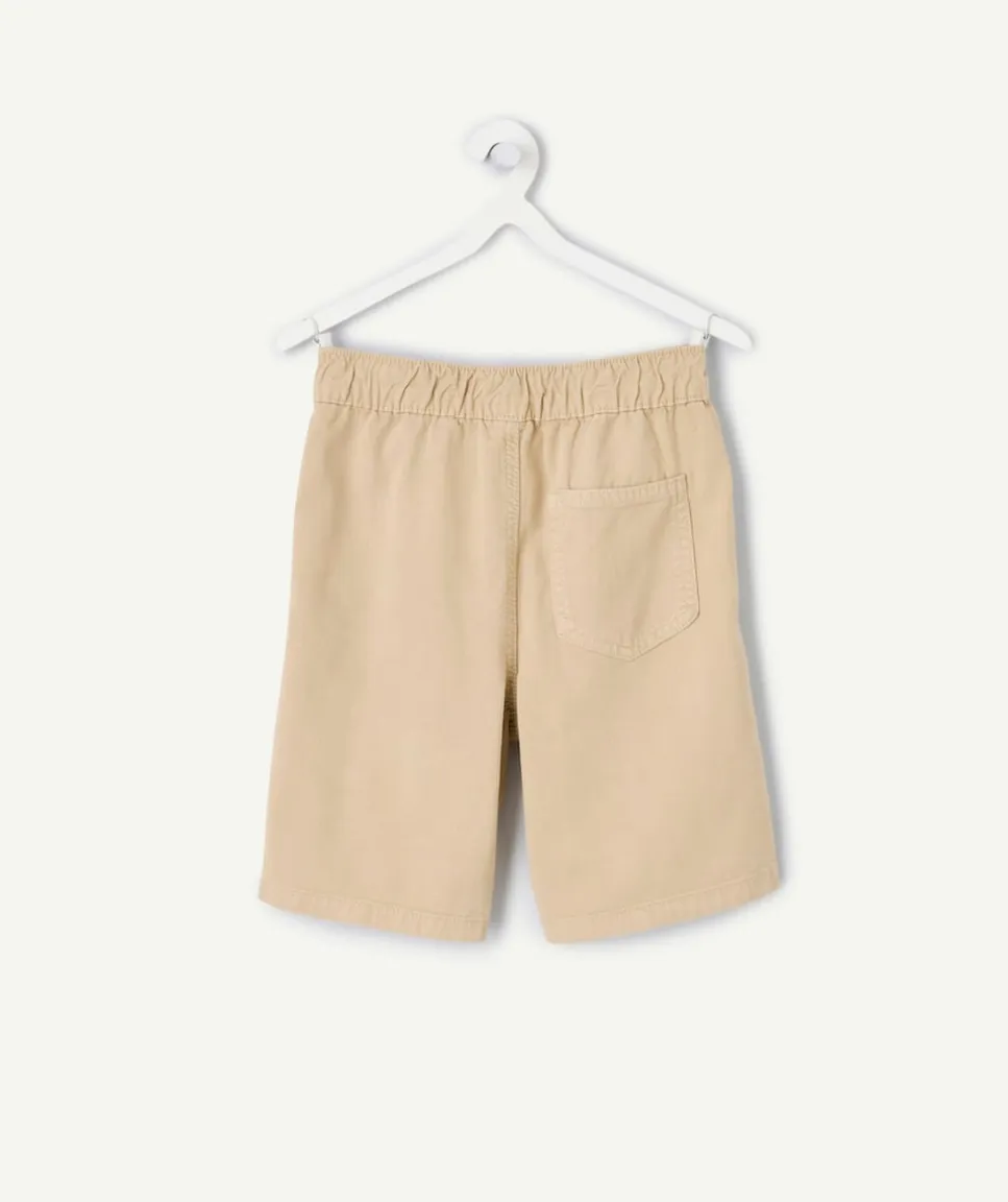 Short garçon relax beige