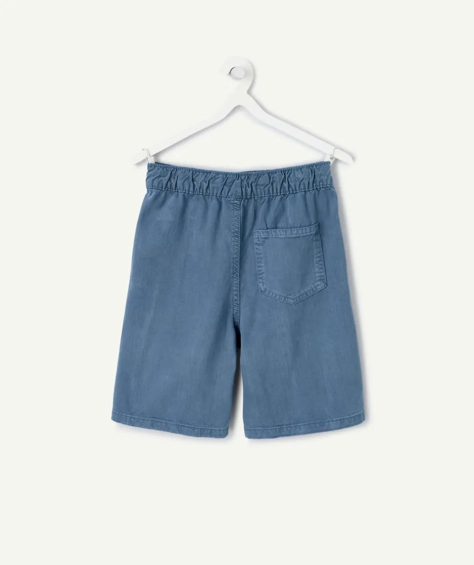 Short garçon relax bleu
