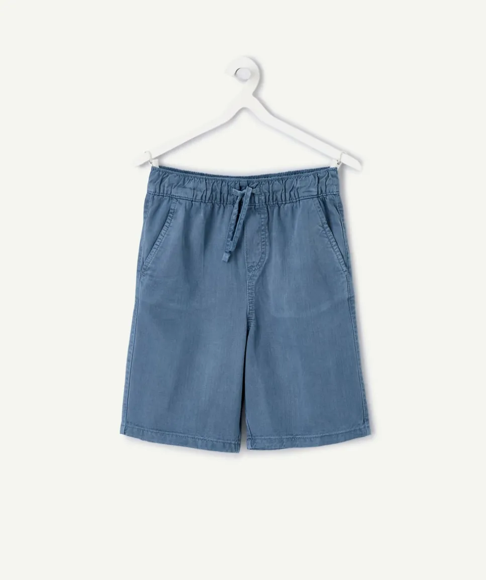 Short garçon relax bleu