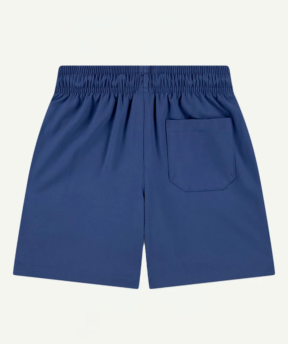 Short garçon relax bleu