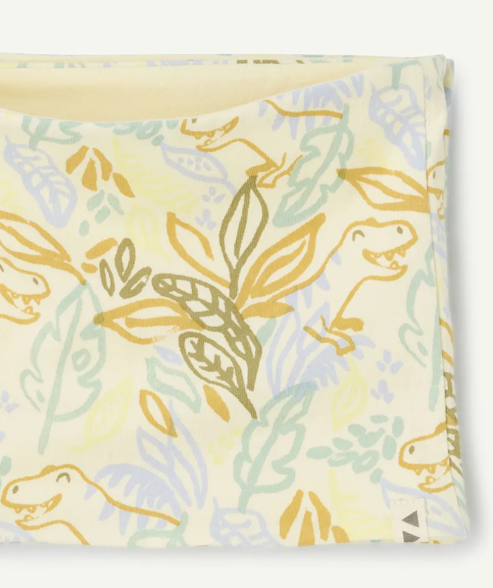 Snood bébé garçon imprimé dinosaures