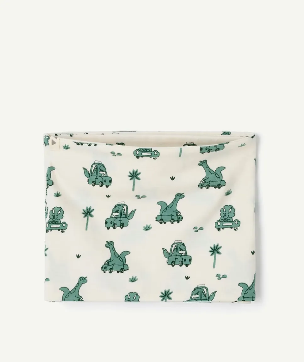 Snood léger bébé garçon imprimé dinosaures