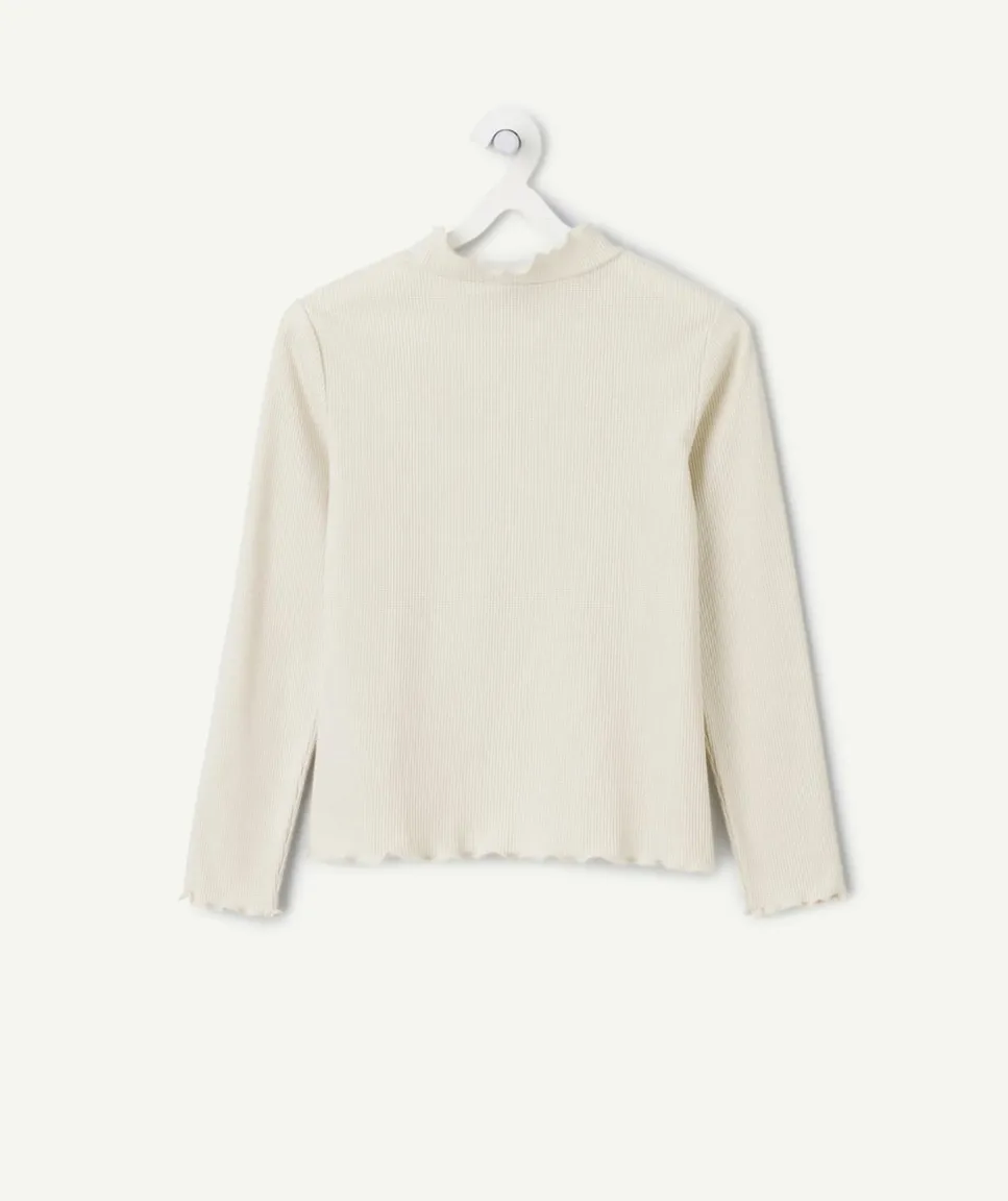 Sous-pull fille blanc