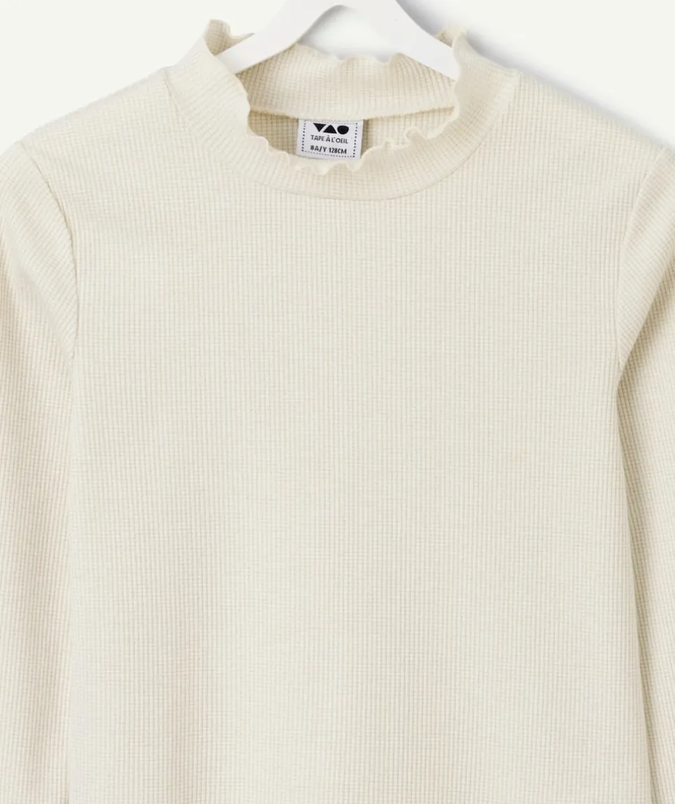 Sous-pull fille blanc