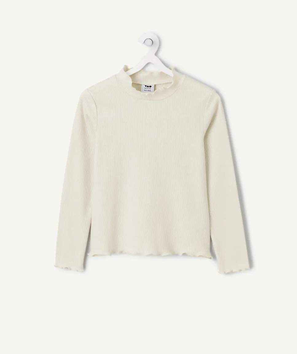 Sous-pull fille blanc