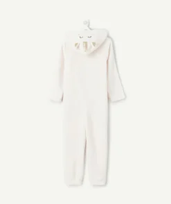 Surpyjama effet velours fille rose