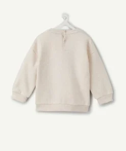 Sweat bébé garçon écru message bouclette