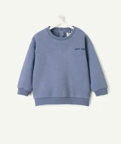 Sweat bébé garçon gris imprimé message
