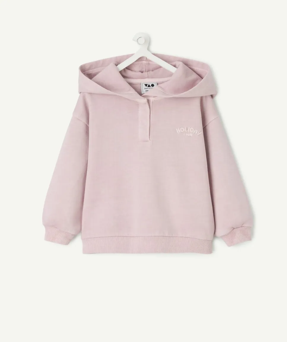 Sweat bébé garçon rose imprimé