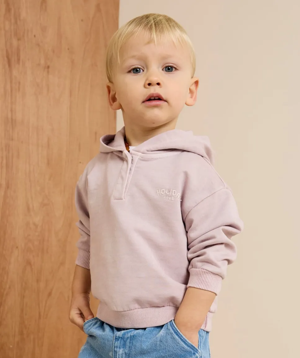 Sweat bébé garçon rose imprimé