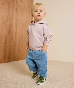 Sweat bébé garçon rose imprimé