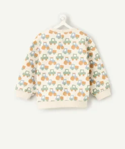 Sweat bébé imprimé camions