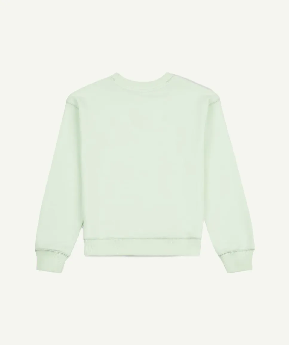 Sweat fille vert pastel