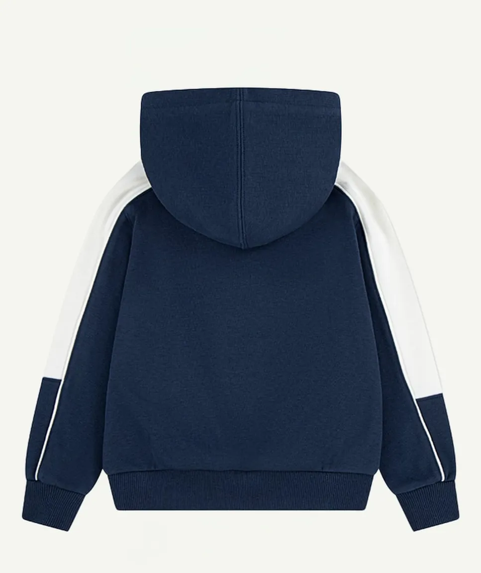 Sweat garçon oversize marine