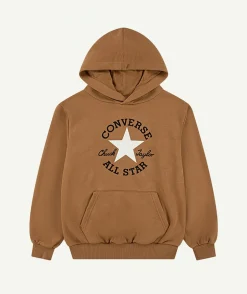 Sweat garçon oversize marron