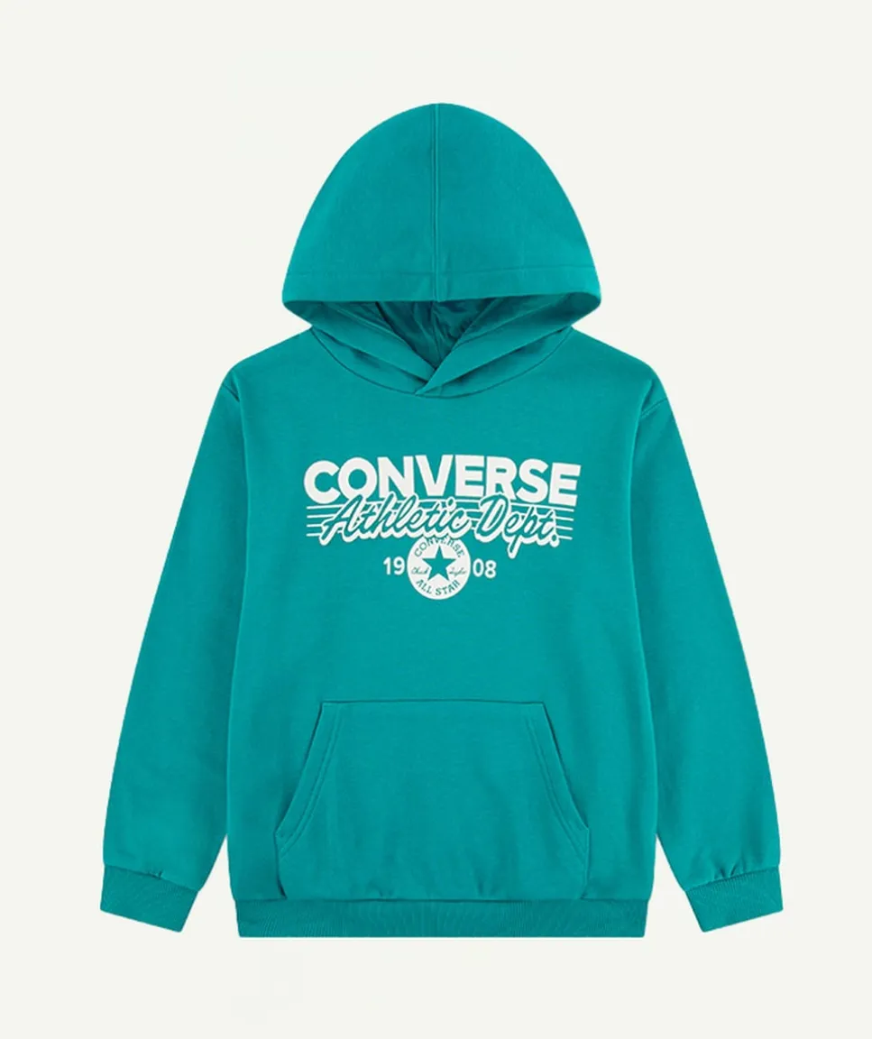 Sweat garçon oversize turquoise