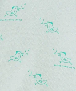 Sweat manches longues bébé garçon 100% coton imprimé oiseau