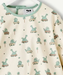 Tablier bébé garçon imprimé dinosaures