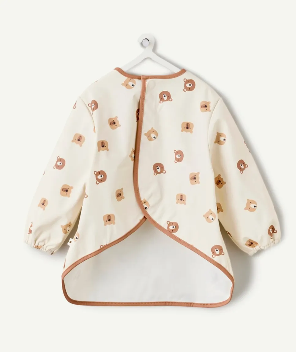 Tablier bébé garçon imprimé oursons