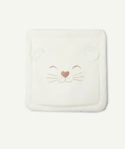 Tapis de parc naissance crème effet sherpa
