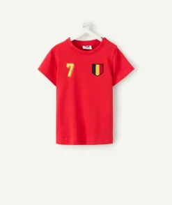 Tee-shirt de foot bébé garçon rouge belgique