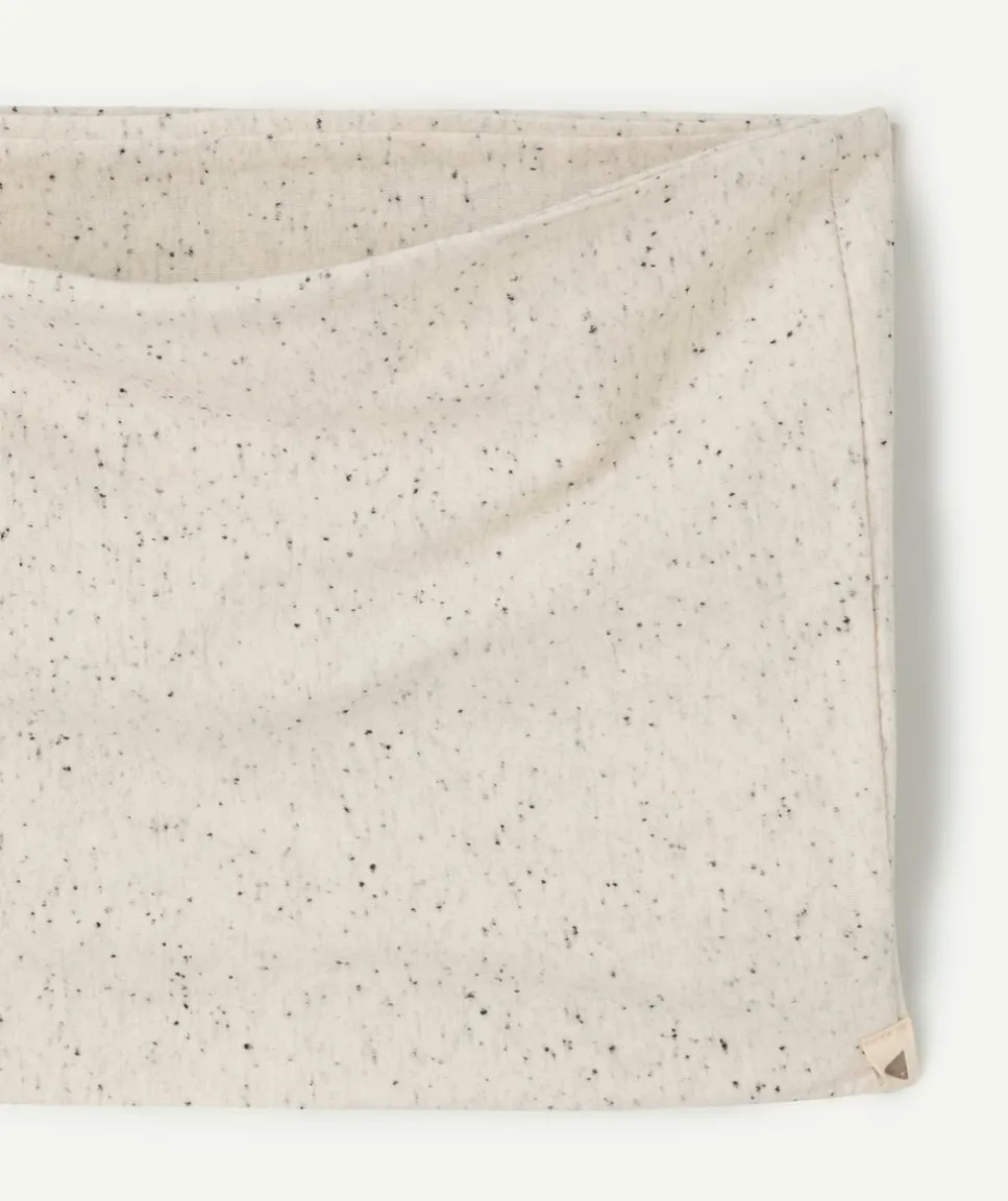 Tour de cou garçon coton beige