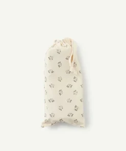 Trousse double compartiment bleue imprimé lune