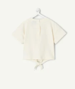 T-shirt bébé fille écu imprimé