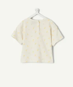 T-shirt bébé fille imprimé citron