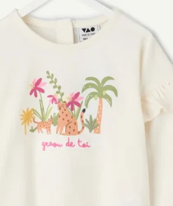 T-shirt bébé fille imprimée