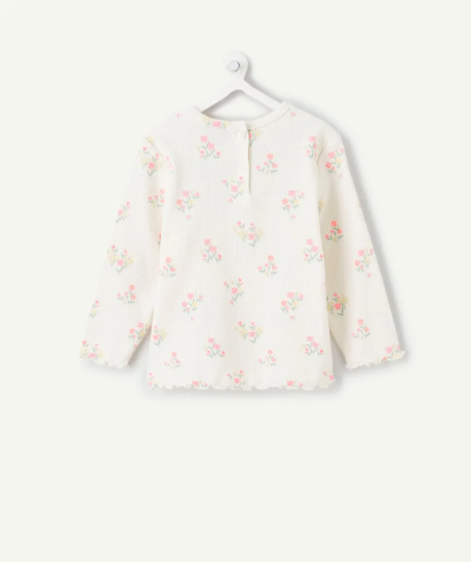 T-shirt bébé fille imprimé floral