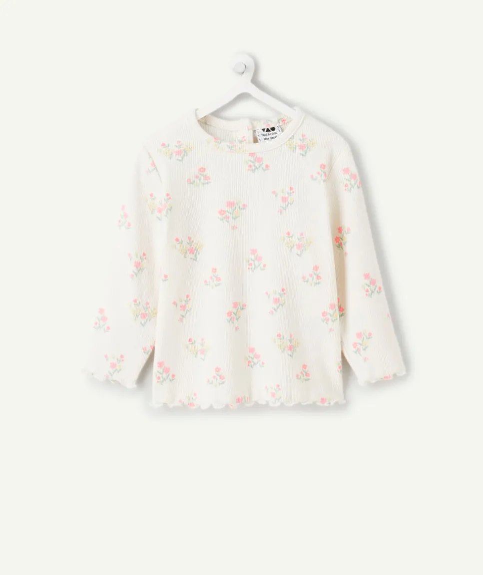 T-shirt bébé fille imprimé floral