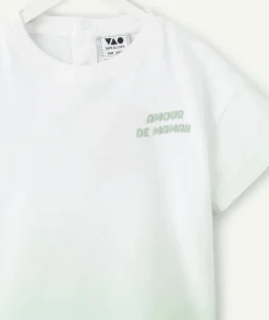 T-shirt bébé garçon blanc imprimé