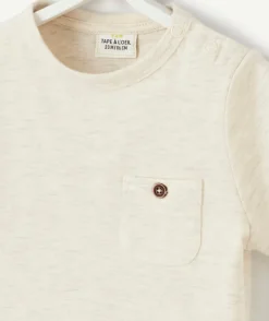 T-shirt bébé garçon écru chiné