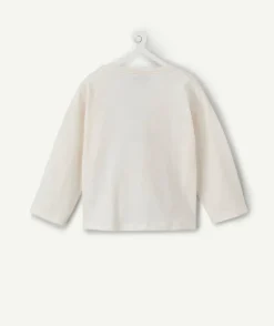 T-shirt bébé garçon écru message