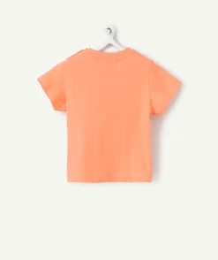 T-shirt bébé garçon en coton bio orange thème mexico
