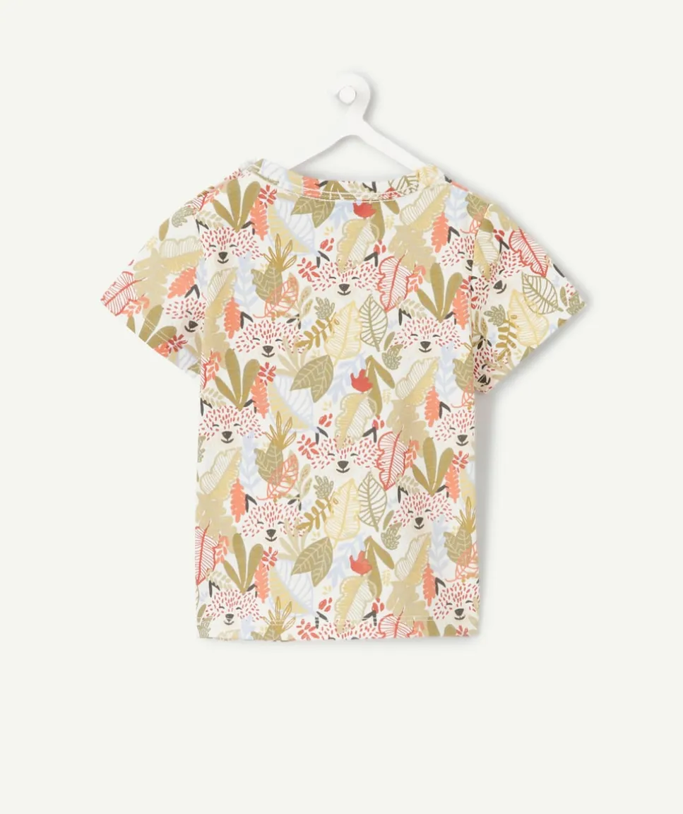 T-shirt bébé garçon imprimé feuillage
