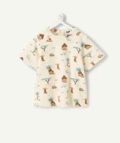 T-shirt bébé garçon imprimé safari