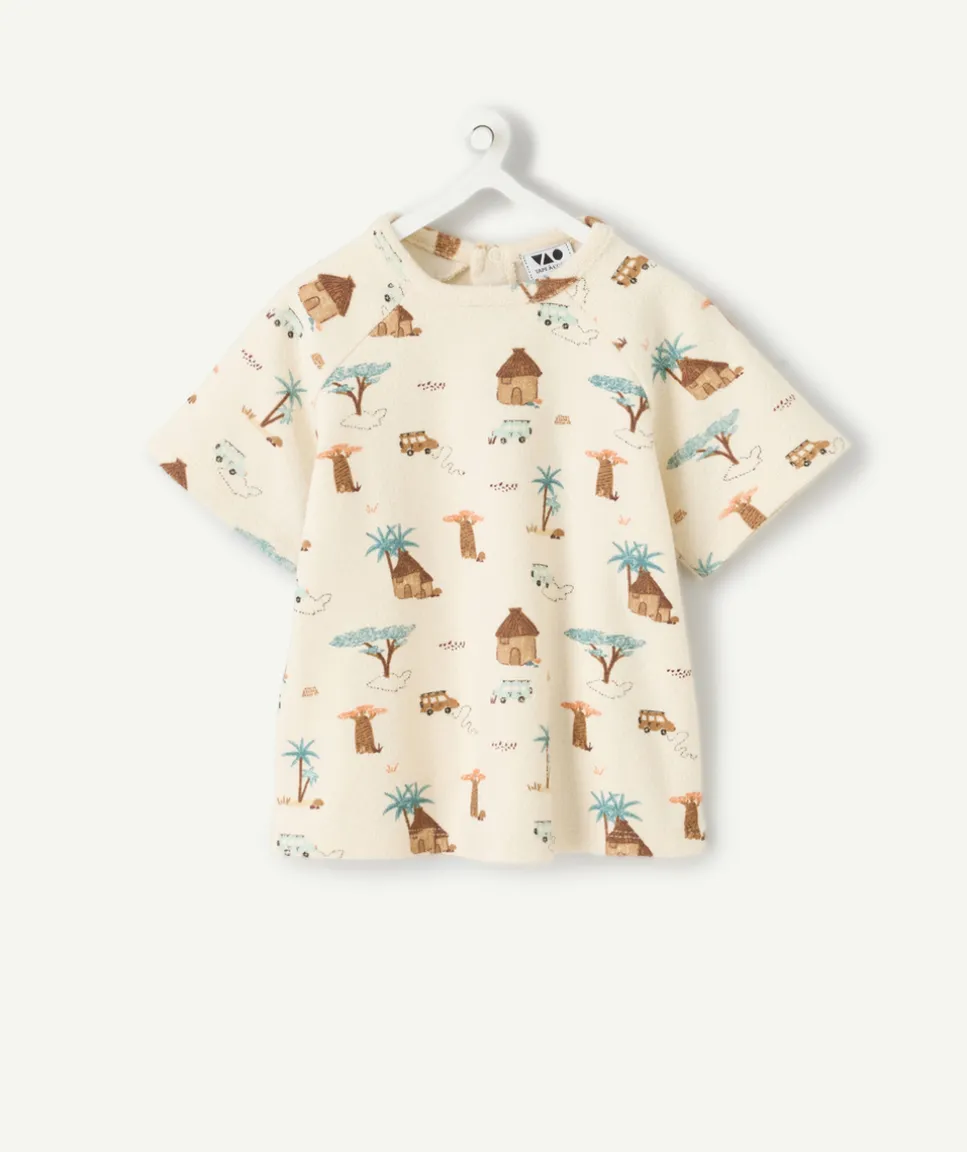 T-shirt bébé garçon imprimé safari