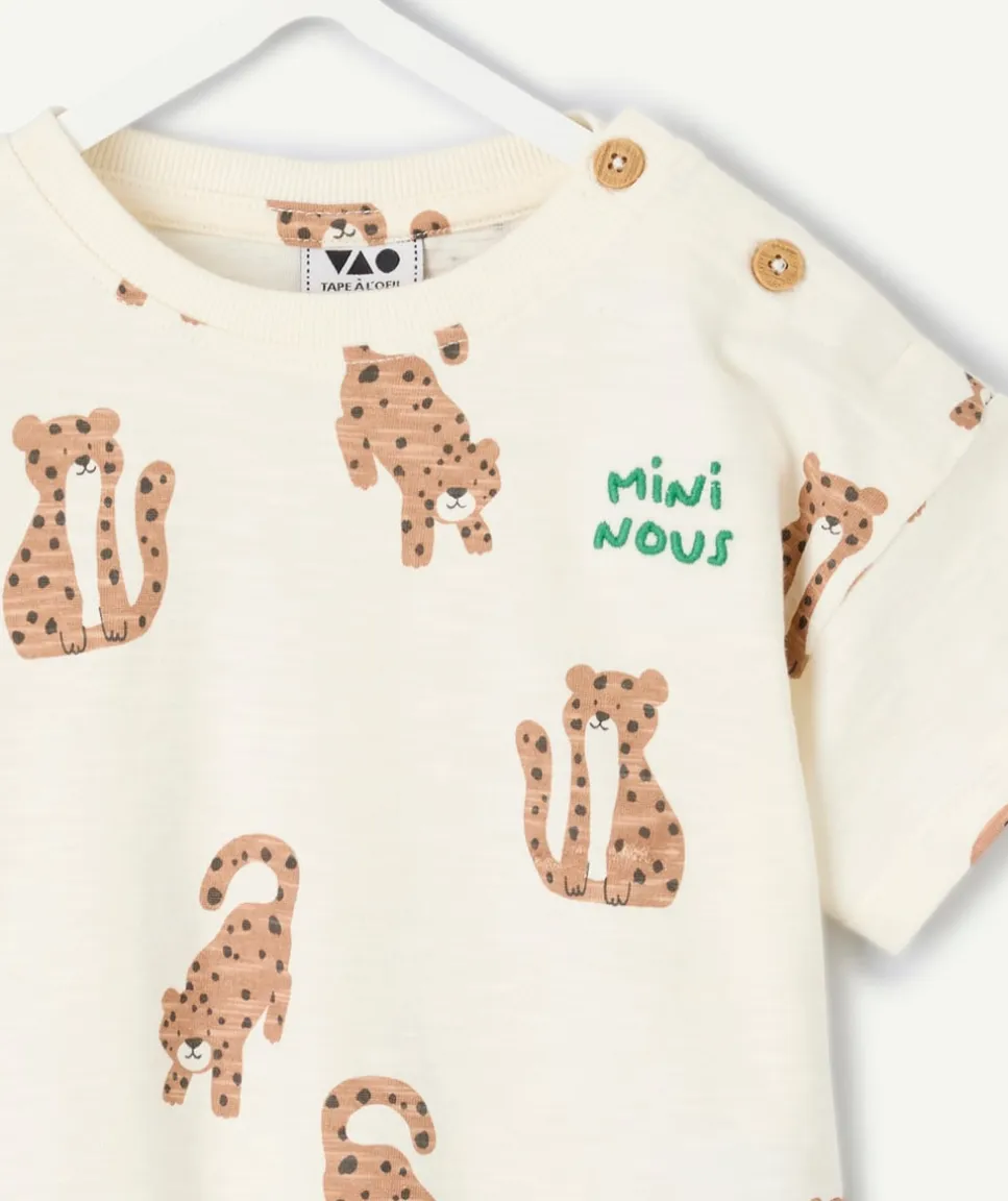 T-shirt bébé garçon oversize imprimé