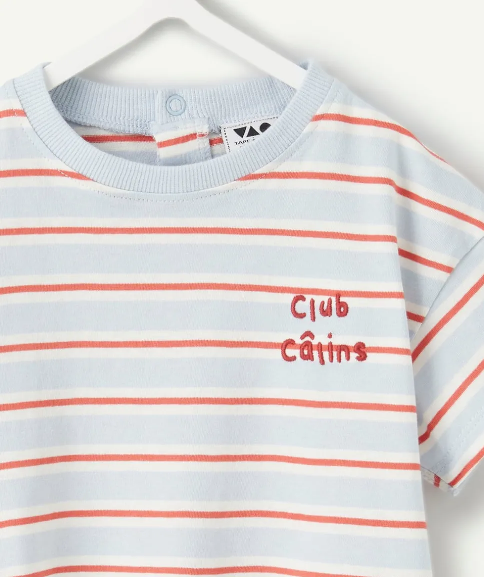 T-shirt bébé garçon rayé