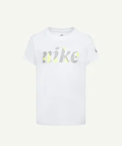 T-shirt fille blanc imprimé
