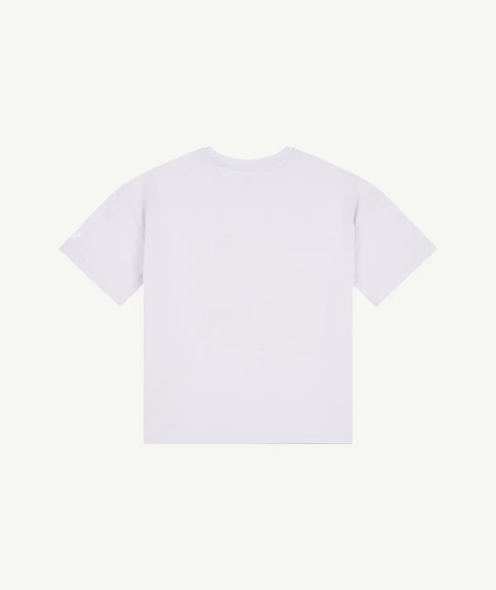 T-shirt fille imprimé baskets